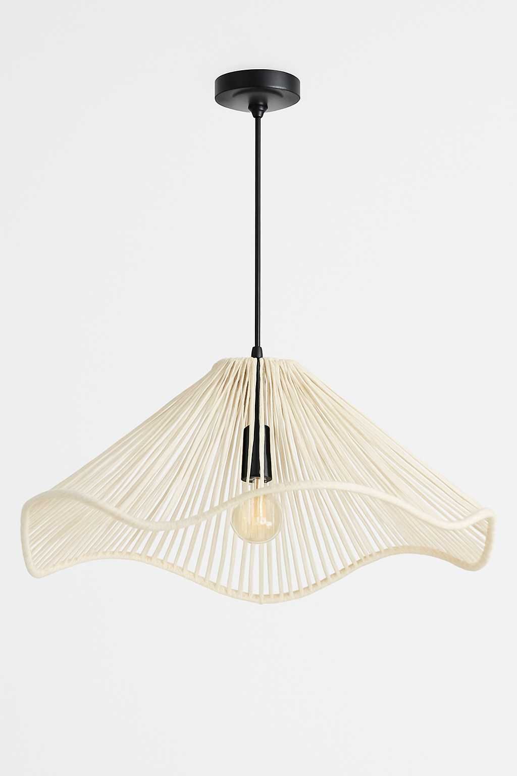 Lampy klosze ze sznurka jutowe boho rustykalne styl platfon led