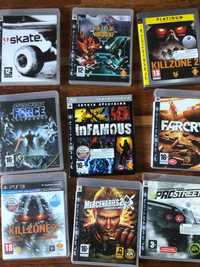 Zestaw gier Playstation 3 Infamuos STAR WARS SKATE Killzone Farcry PS3