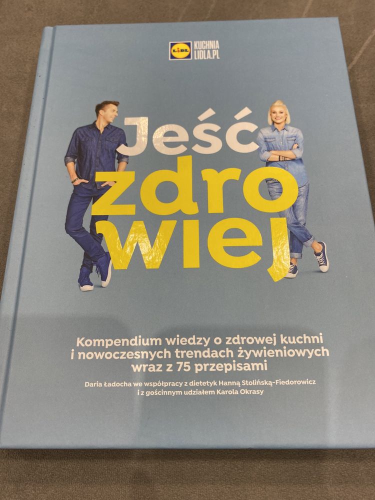 Książka jeść zdrowiej Lidl