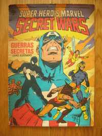 Caderneta Super-Heróis Marvel Secret Wars (Abril)