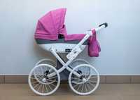 Wózek dla lalek Luxo Aurora Premium lalkowy Szkrab Wita Wózki Dziecięc