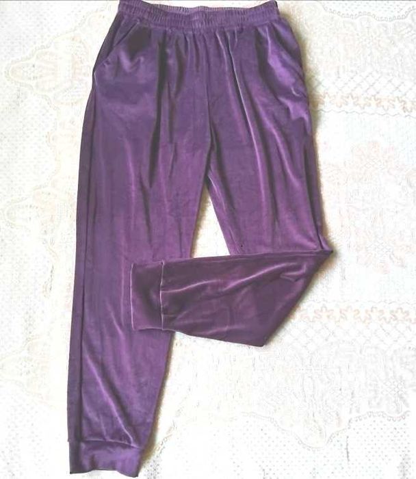 Шикарные велюровые брюки штаны-джоггеры, XL/48-52