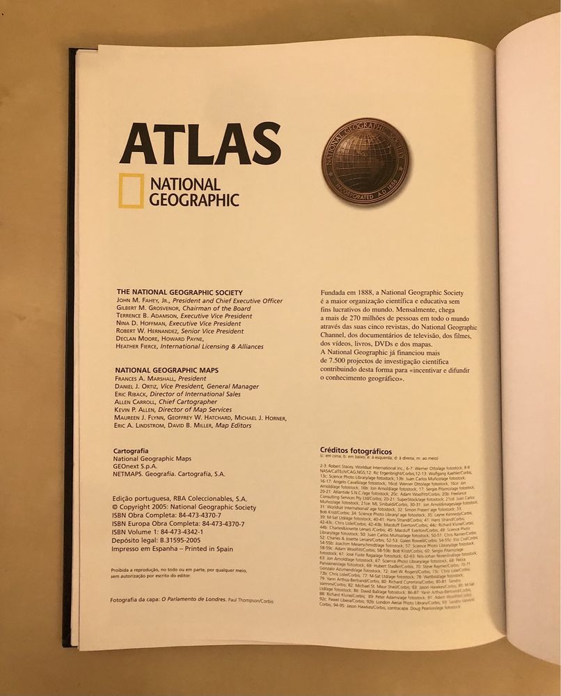 Atlas da National Geographic