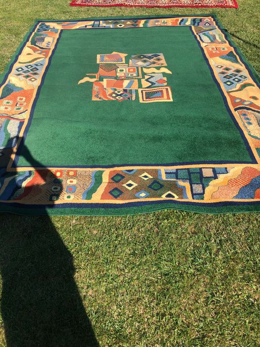 Sprzedam zielony dywan 3mx4m