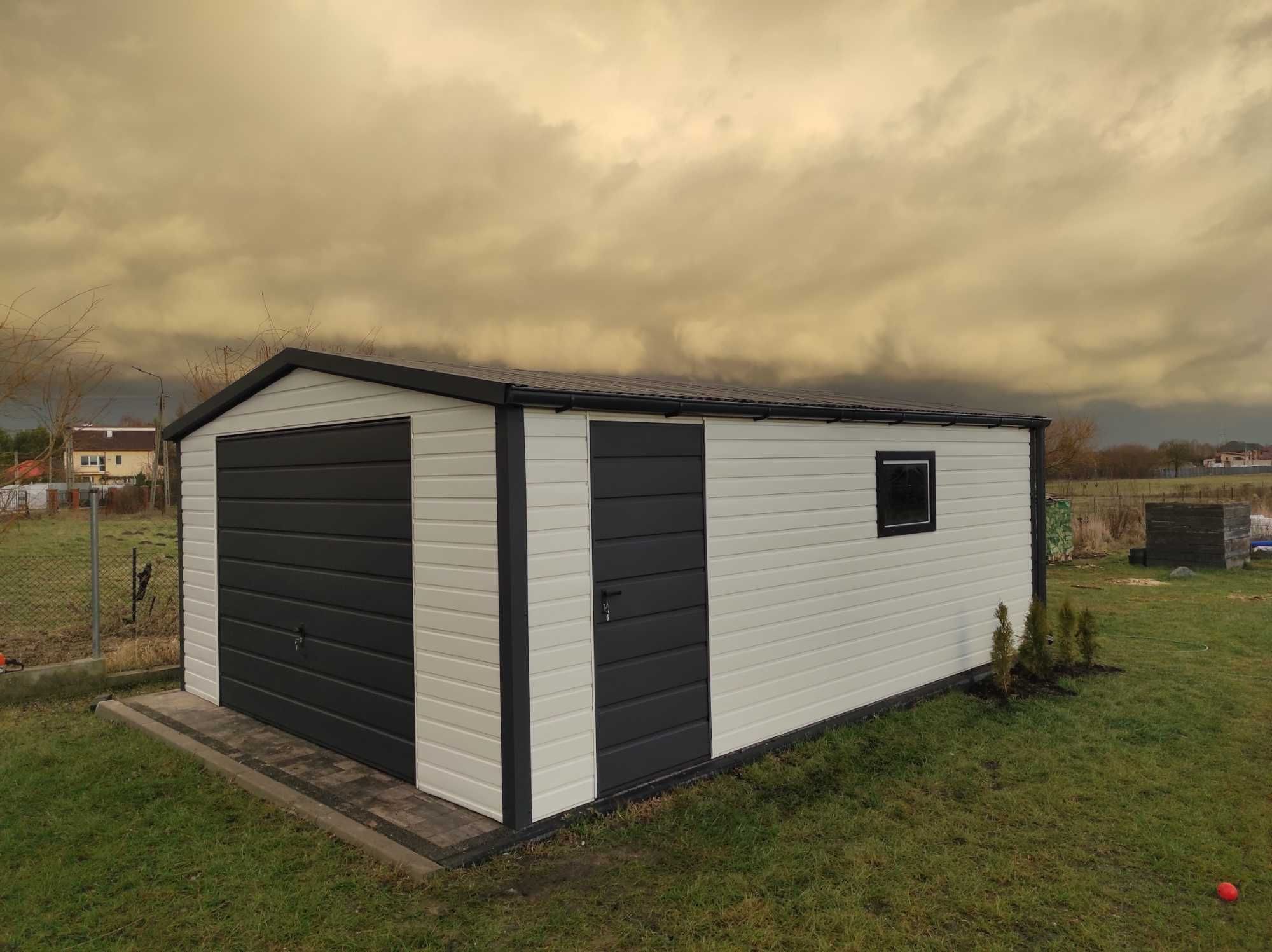 Garaż Blaszany 6x6 6x7 7x7 4x6 garaże blaszane na wymiar Super Ceny