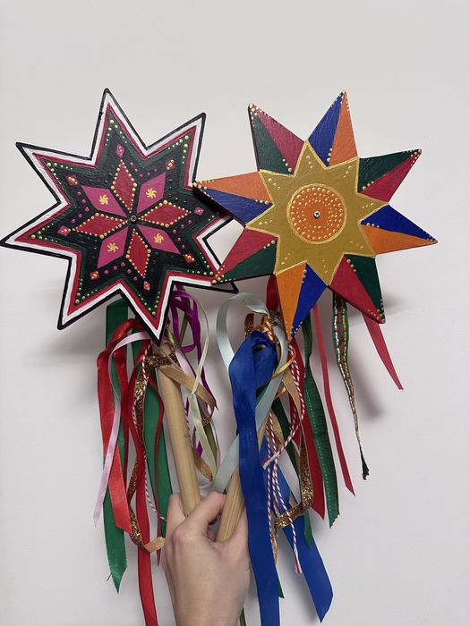 Зірки різдвяні вертепна зірка зірка ручна робота