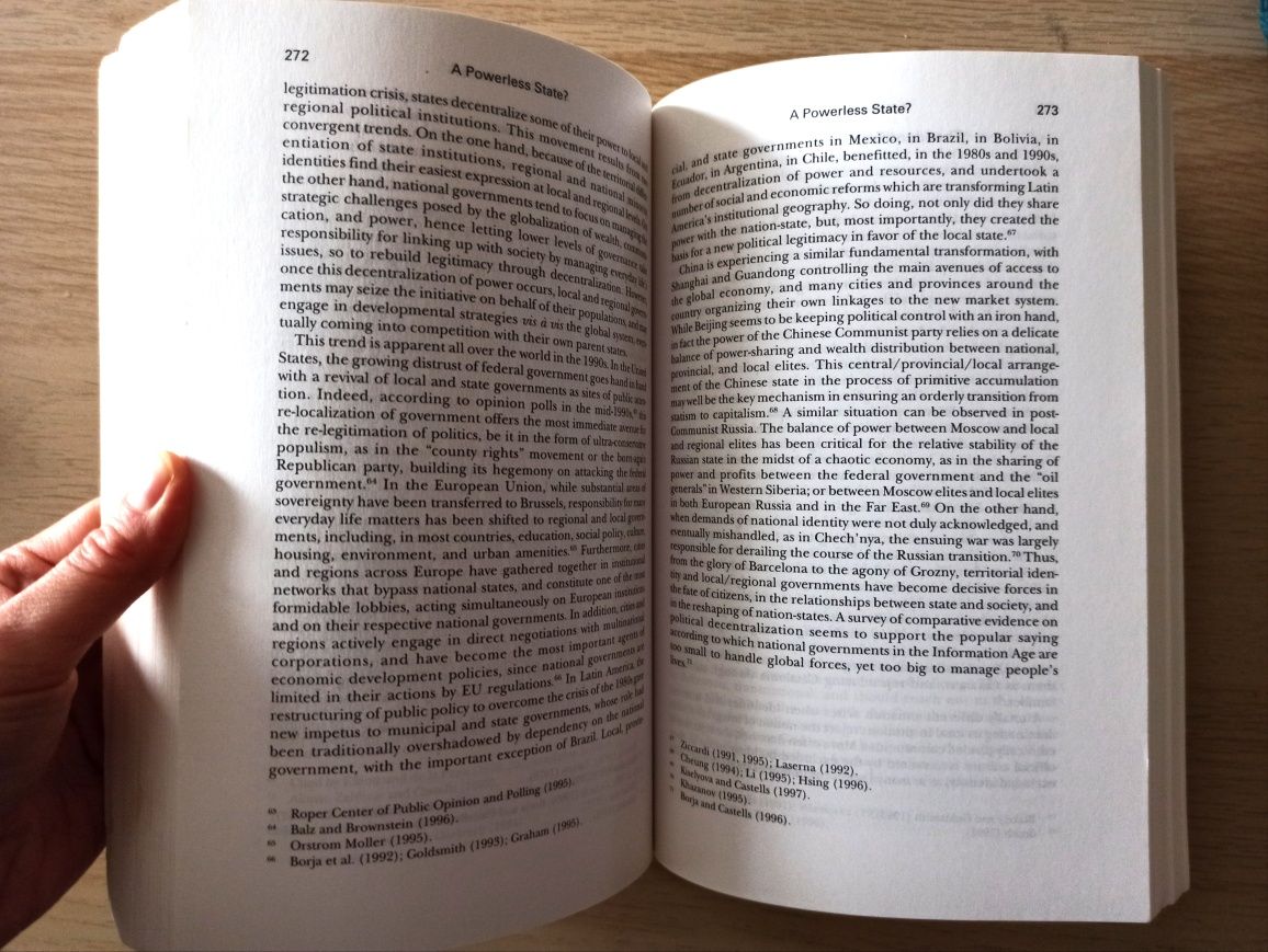 Manuel Castells, The Power of identity, Sila tożsamości