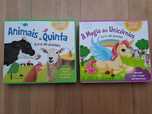 2 Livros puzzle didaticos