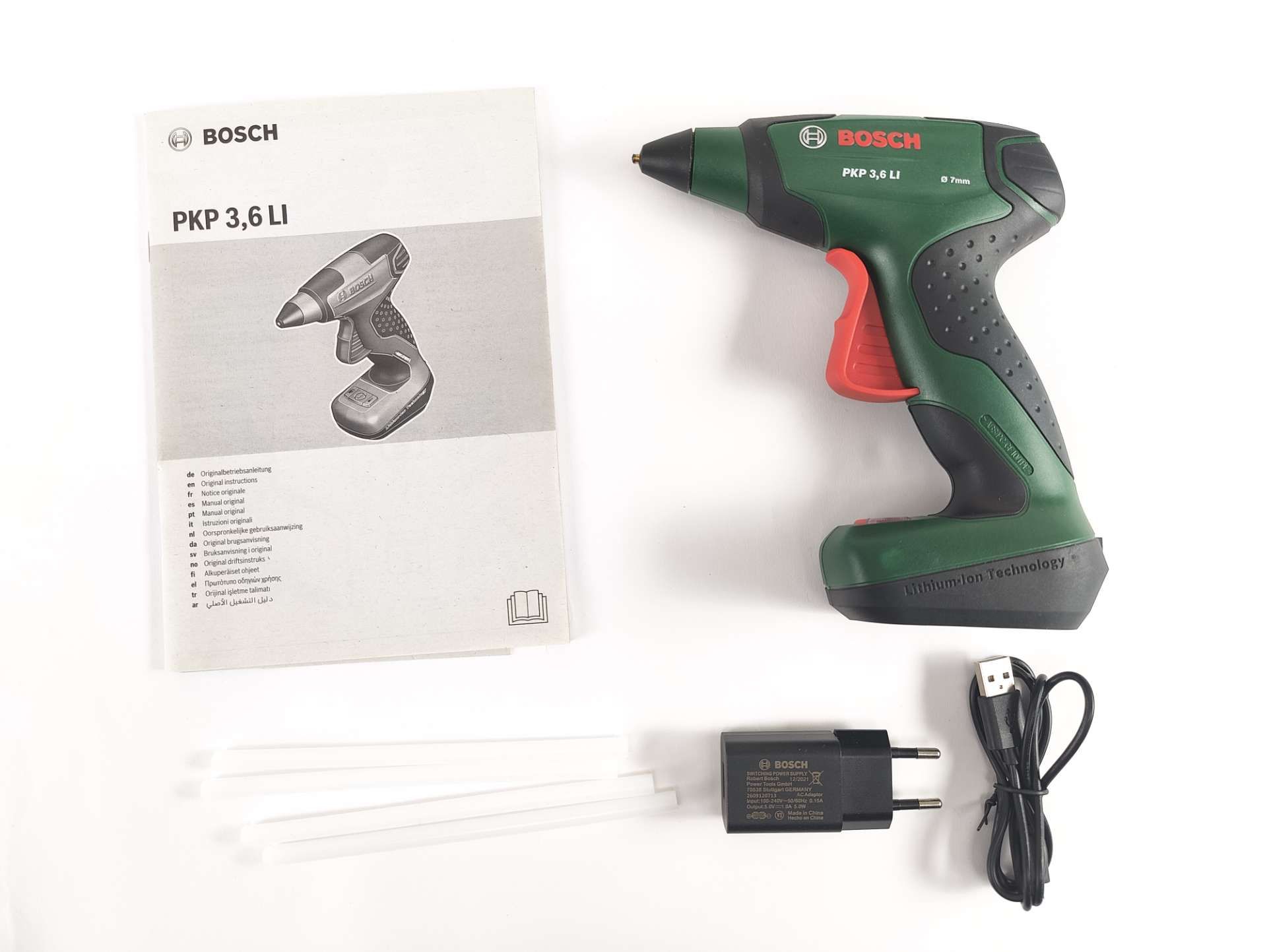 Pistolet do sylikonu BOSCH PKP 3,6 LI Kolor Zie