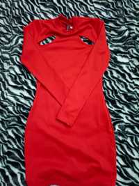 Czerwona sukienka H&M r.S