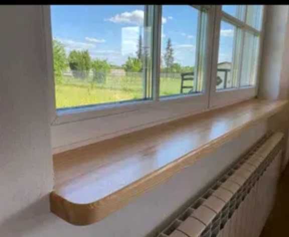 Parapety drewniane lite drewno