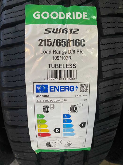4x 215/65 R.16C 109/107R Goodride SW612 wzmacniane BUS 2025 zima