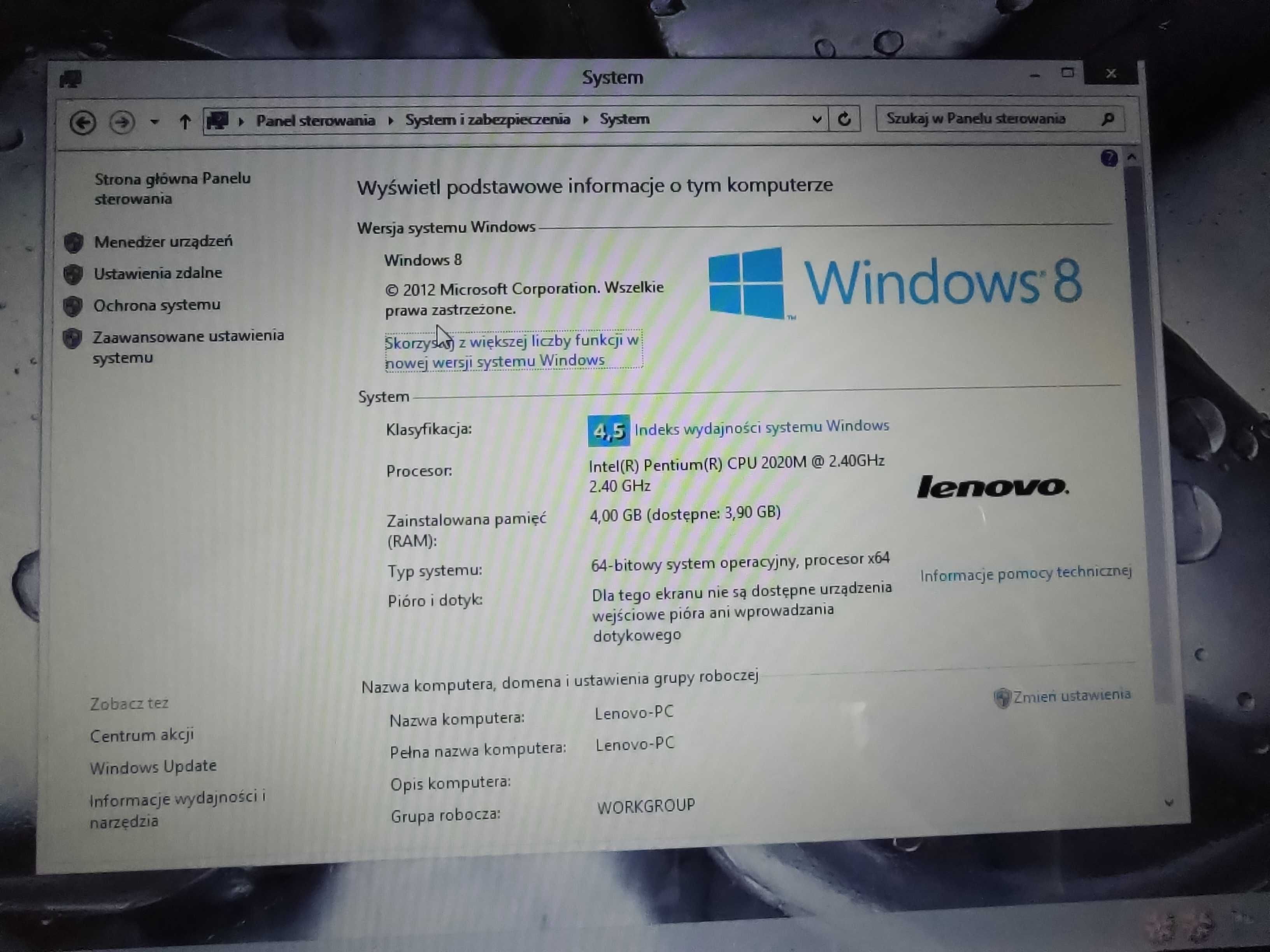 Laptop Lenovo G500