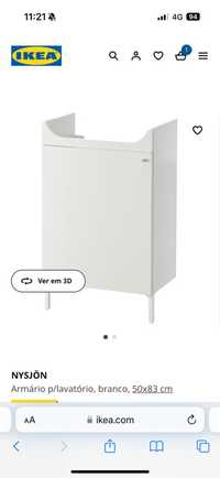 Vendo móvel lavatorio Ikea NOVO