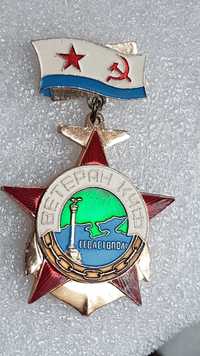 Odznaka ZSRR - Weteran Czerwonego Sztandaru Czarnej Floty