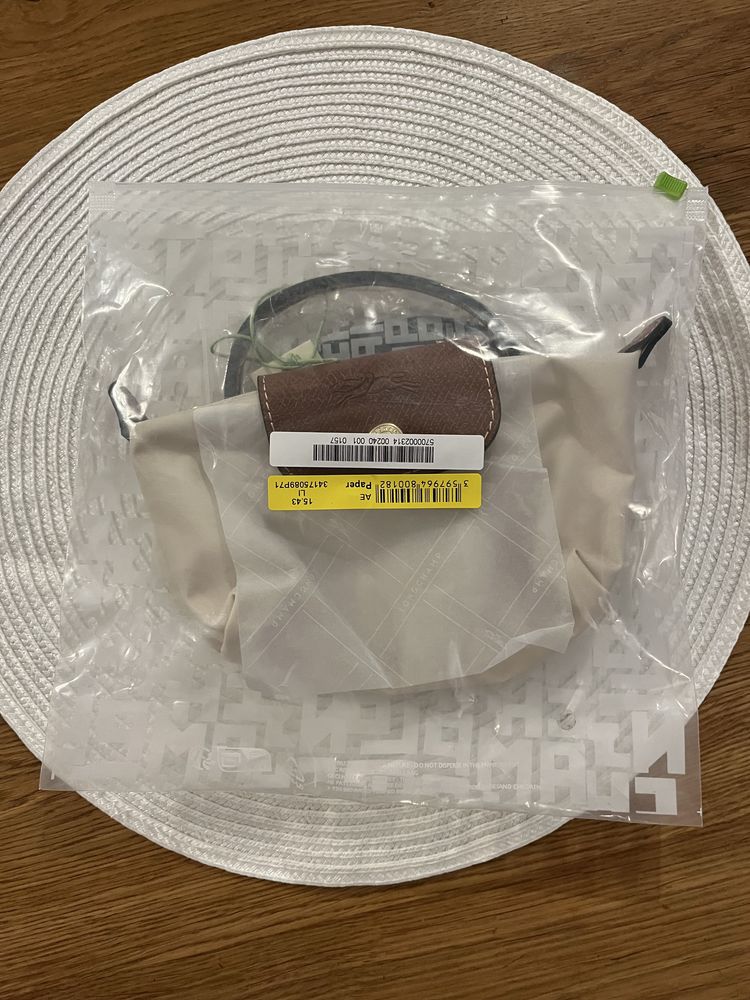 Torebka mini Longchamp damska wraz z paskiem