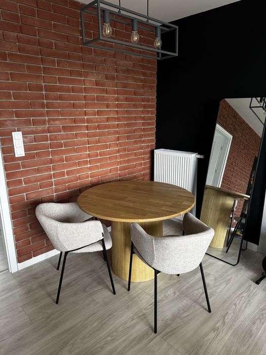 Stół drewniany dębowy bukowy 100 stolik ława bambus lamele