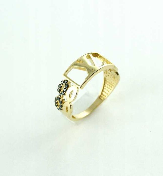 ZŁOTY pierścionek ZŁOTO PR.585 r.20