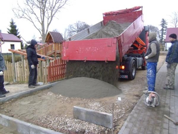 B Mączka pospółka Pod Kostkę BRUKOWĄ Granitową bruk grani żwirek grys