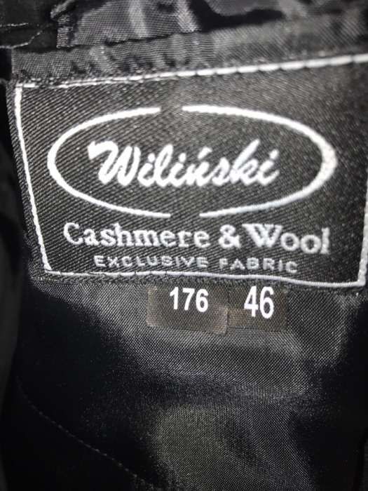 Płaszcz męski wełniany 176/46 jak nowy! Polecam!