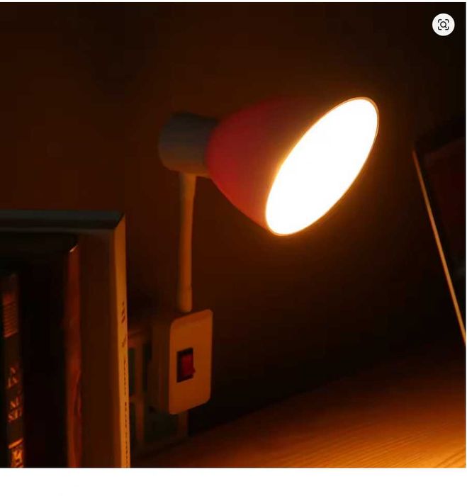 lampka elastyczna E27 lampka nocna lampka do kontaktu