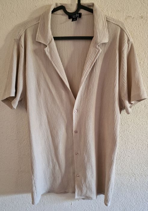 Camisa Boohooman Crinkle tam. M