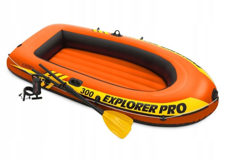 Nowy Ponton Explorer PRO 300 Set 244 x 117 x 36 cm wiosła + pompka Now