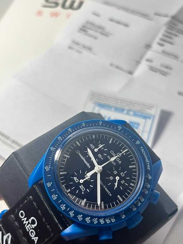 Omega x Swatch Neptune SO33N100 Ekskluzywny Model PL