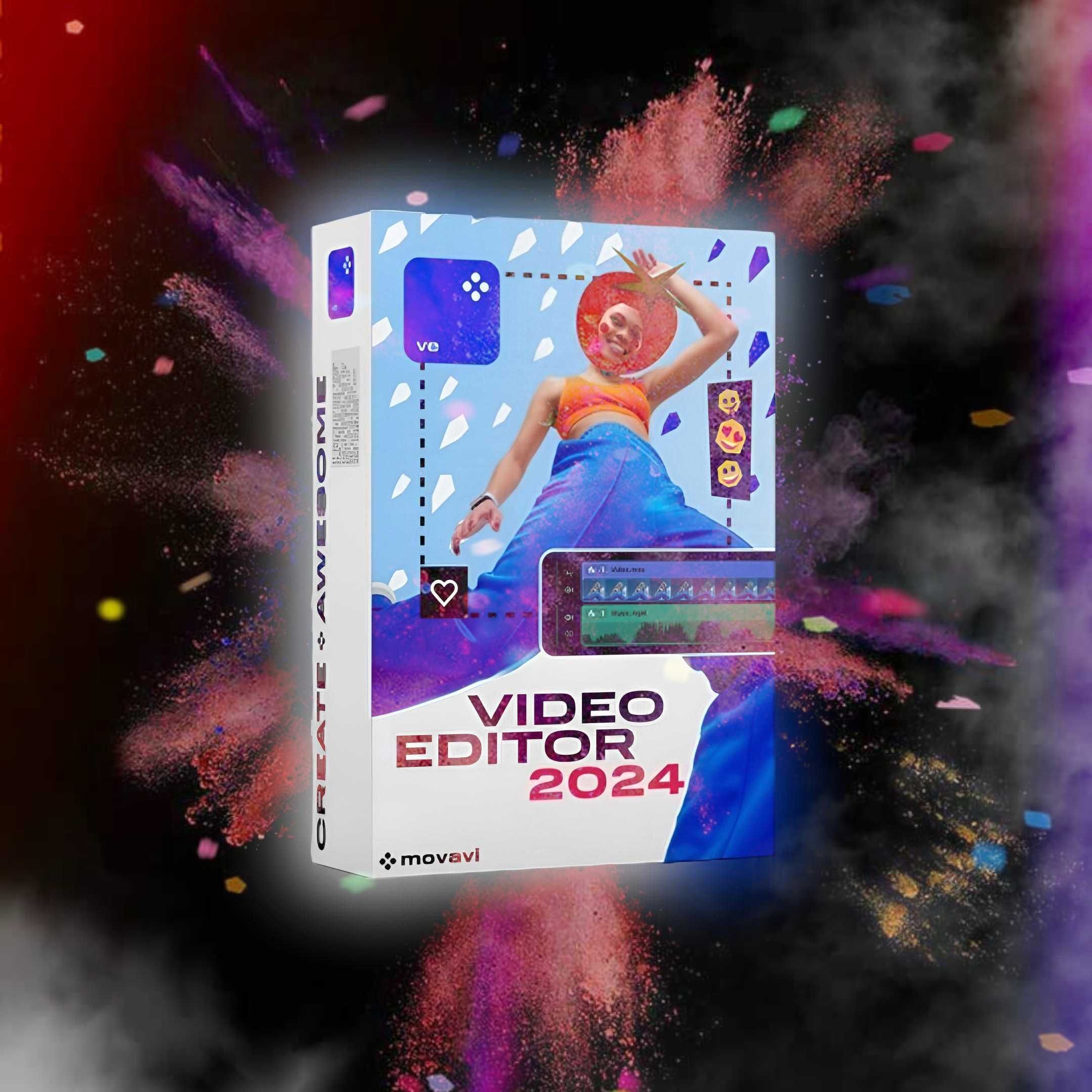 Movavi Video Editor Plus 2024 / Subskrypcja 1 miesiąc