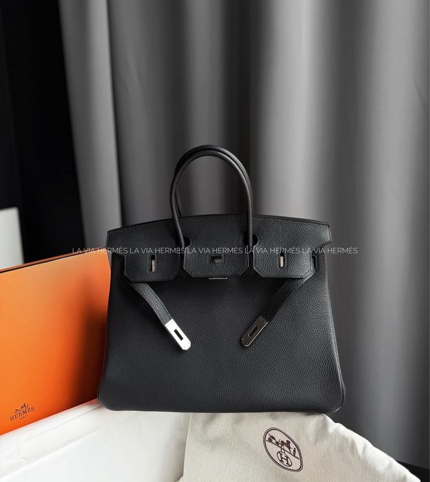 В наличии! Сумка Hermes Birkin 35 Noir togo