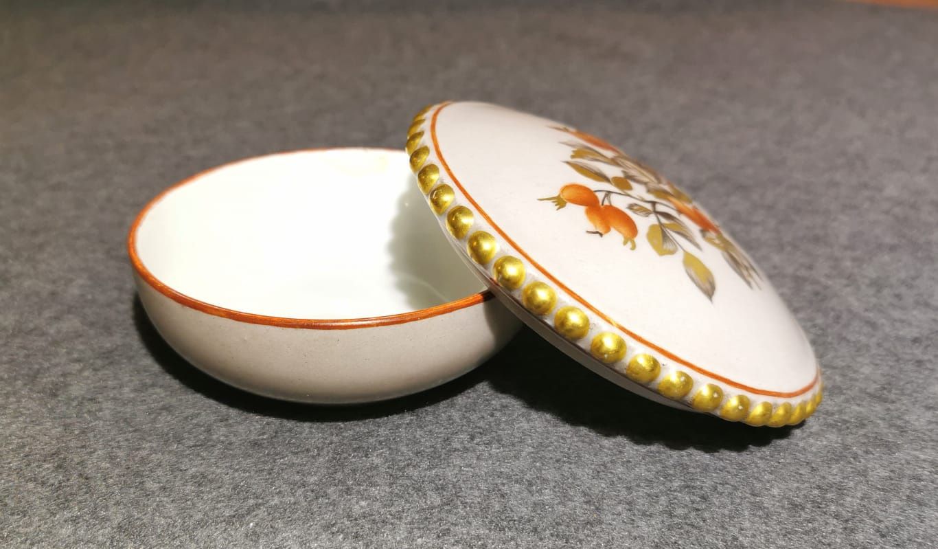 ROSENTHAL Puzderko, Szkatułka, Pojemnik Ręcznie Złocona  1925r. Piękna