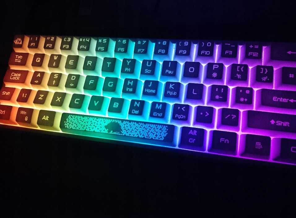 KLAWIATURA GAMINGOWA podświetlana membranowa led rgb