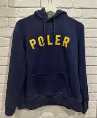 Granatowa bluza hoodie POLER