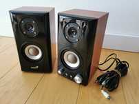 Głośniki Genius SP-HF500A Hi-Fi 2.0 — drewno, klasyczny design