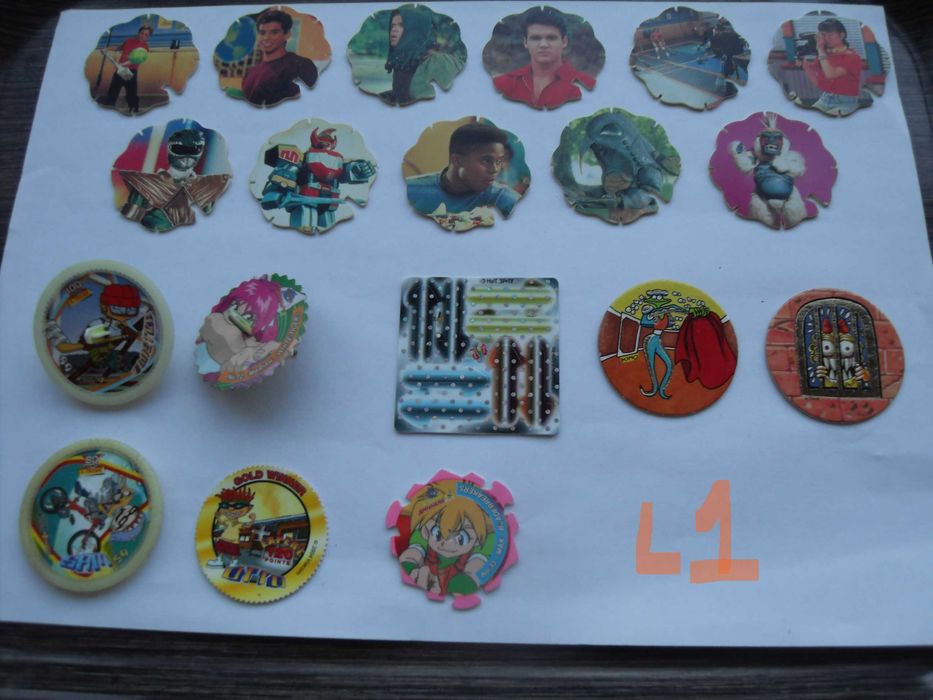 Tazos Antigos  Diversas Coleções