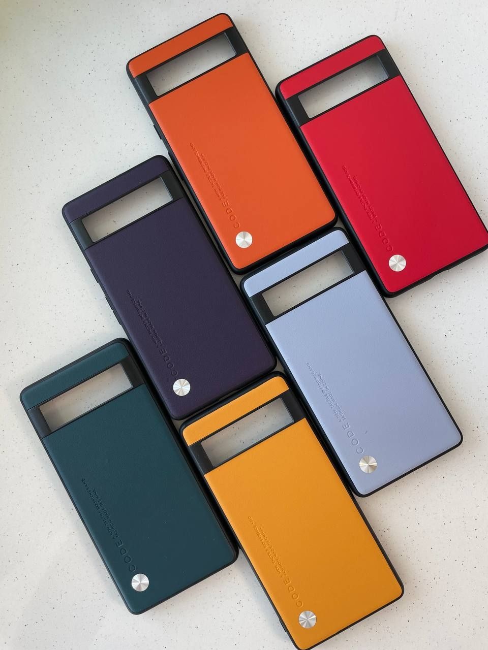 Кожаный чехол для Google Pixel 6 Pro Code LEATHER