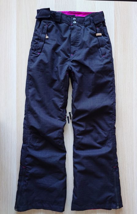 Dziewczęce spodnie narciarskie snowboardowe 13 lat super!