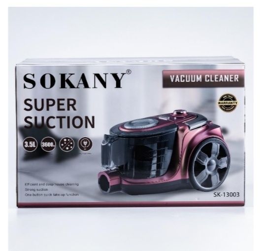Пылесос SOCANY- 13003 колбовый 3600вт