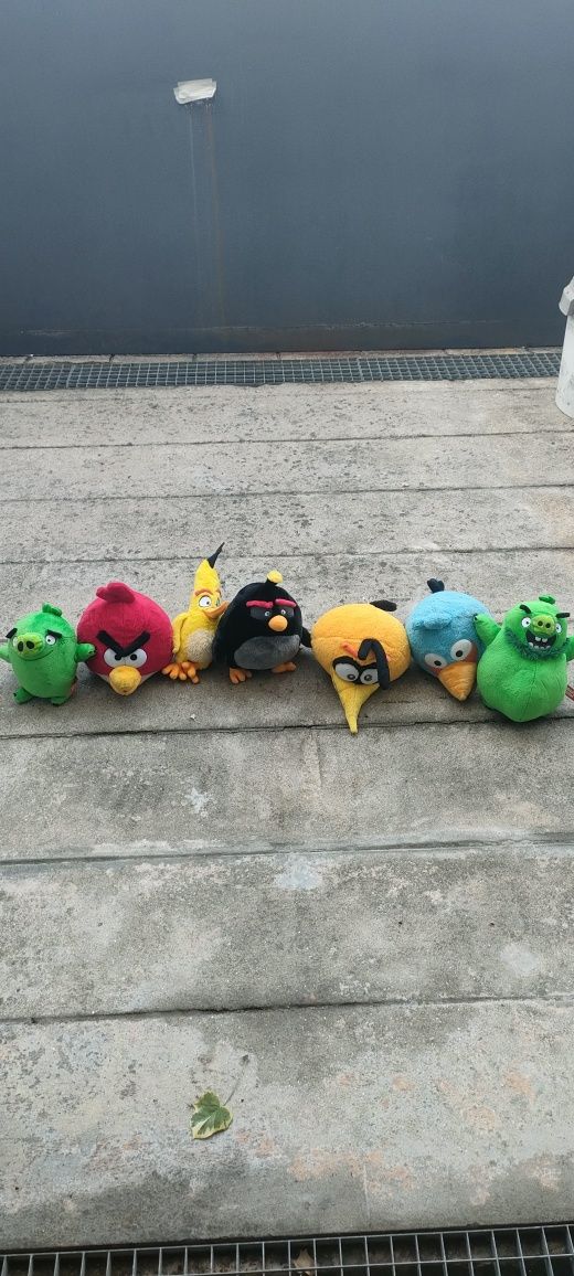 Peluches angribirds