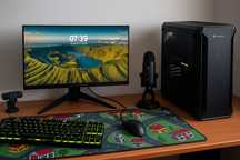 Zestaw gamingowy: PC + monitor 240Hz + Blue Yeti + C920 + GWARANCJA