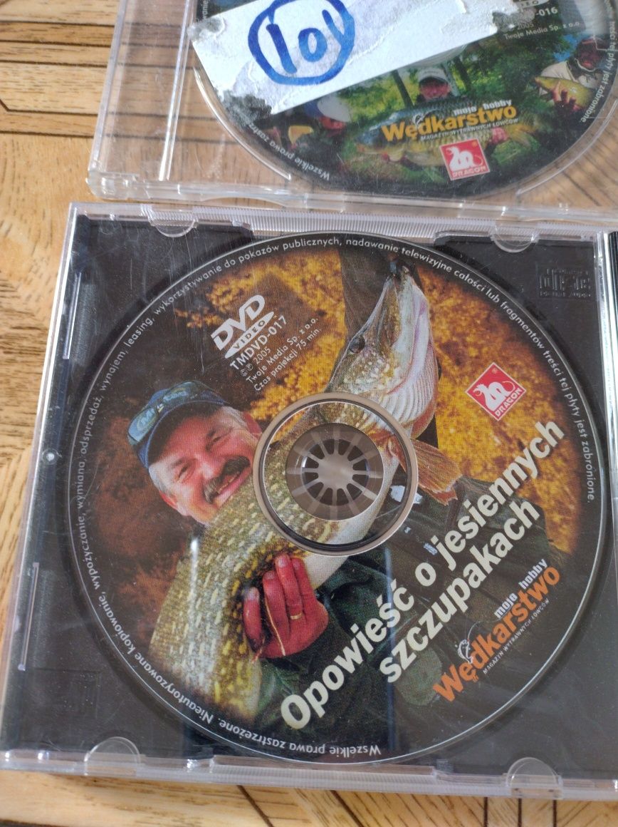 Wędkarstwo Płyty DVD CD VCD zbiór