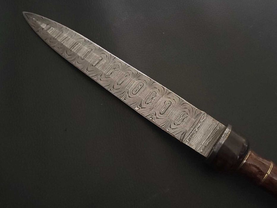 GLADIATOR DAMAST SZTYLET miecz gladius stal damasceńska 40cm