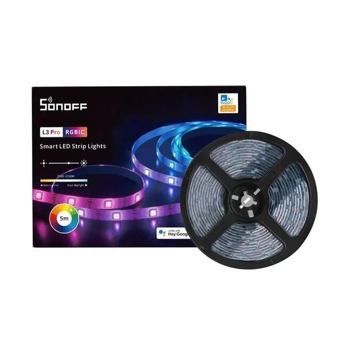 Inteligentna Taśma Wifi Rgbic Led Sonoff L3 Pro 5M