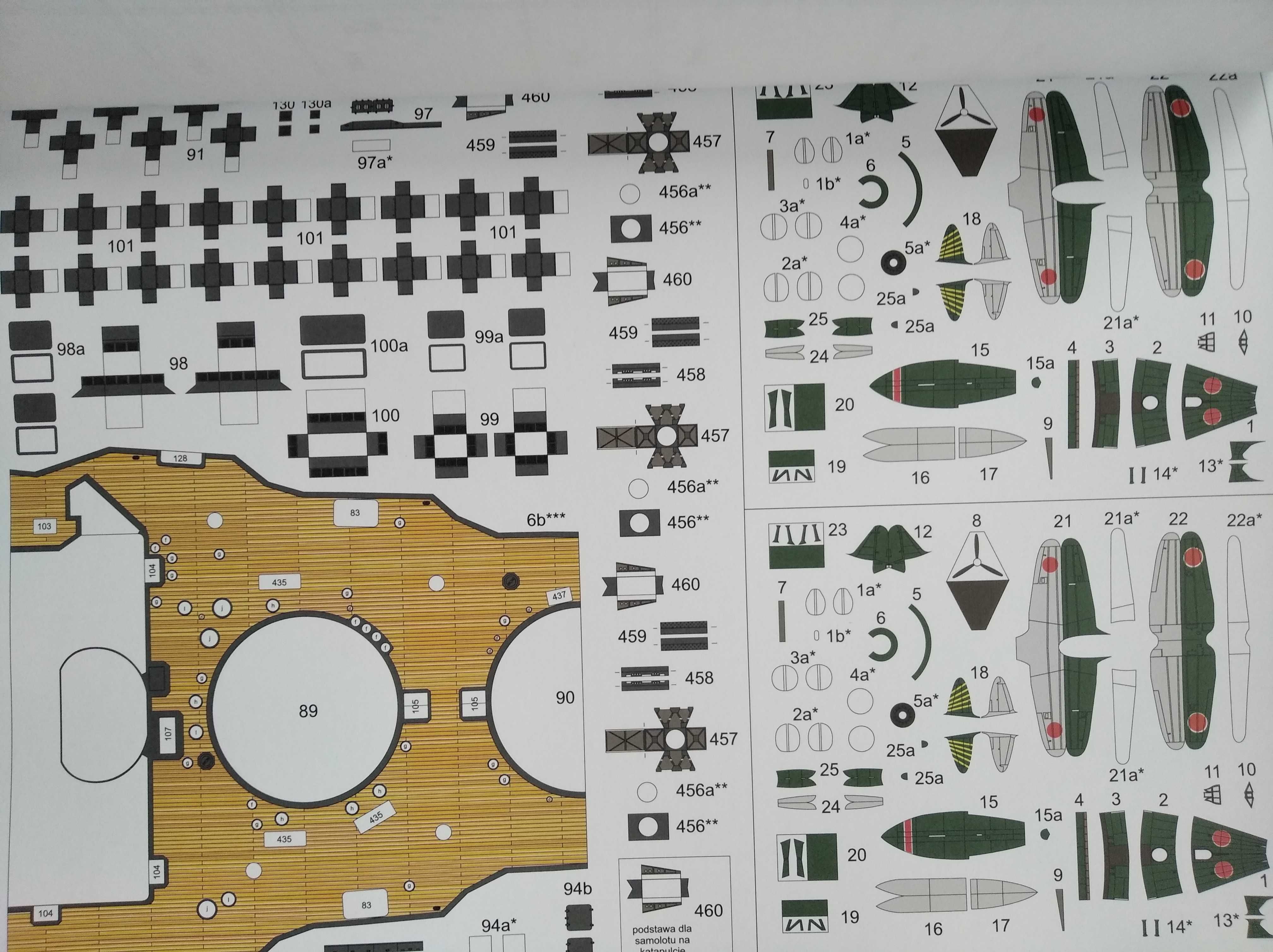 Model kartonowy japoński pancernik FUSO, Angraf 1/2007, 1:200