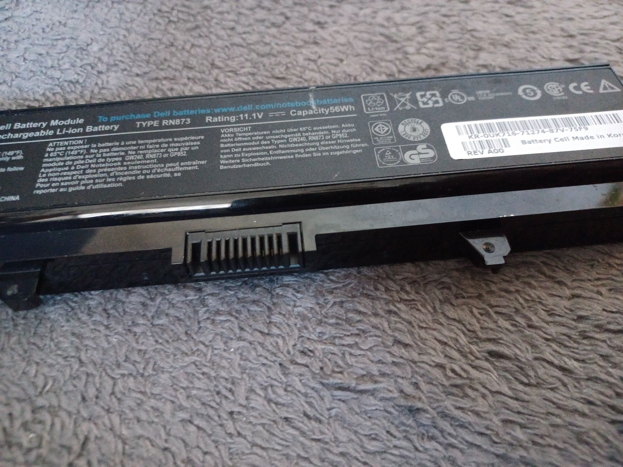 Bateria do laptopa DELL