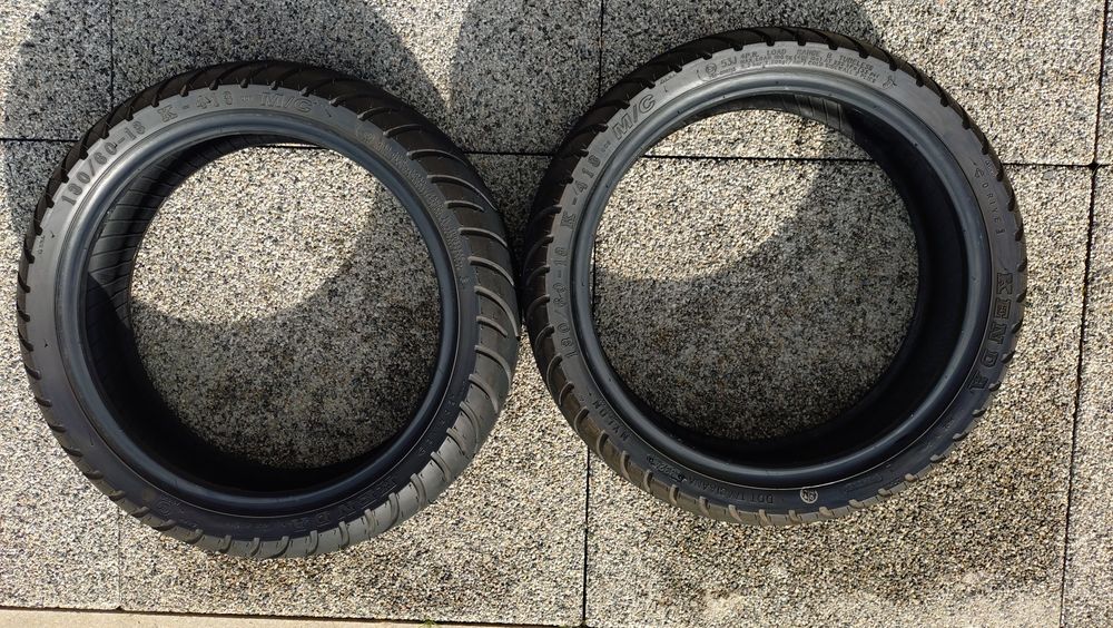 Sprzedam dwie opony letnie Kenda 130/60 13 letnie