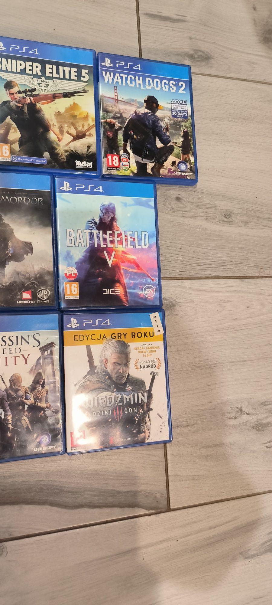 Sprzedam gry na PS4