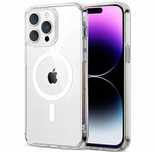 Etui Do iPhone 14 Pro Max Clear Case +Szkło 9H WZMACNIANE do MAGSAFE