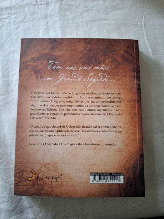 Livro o segredo como novo