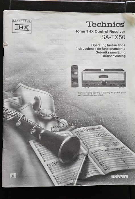 Technics SA-TX50 instrukcja obsługi amplitunera AV THX